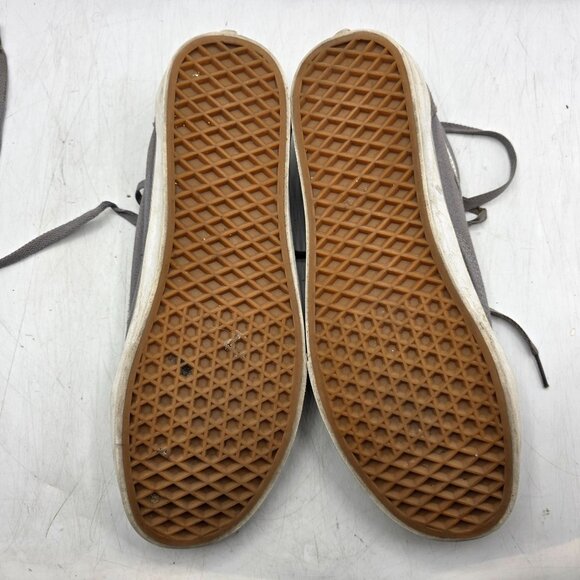 Vans Old Skool Mens Size 10 Gray White Sneaker Shoes Skate Casual Walking Outdoo - Picture 8 of 13